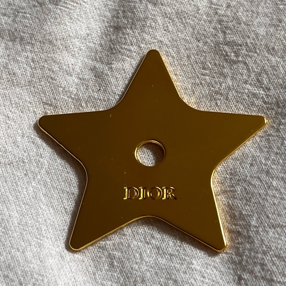 Dior Shiny Gold Star Accessory